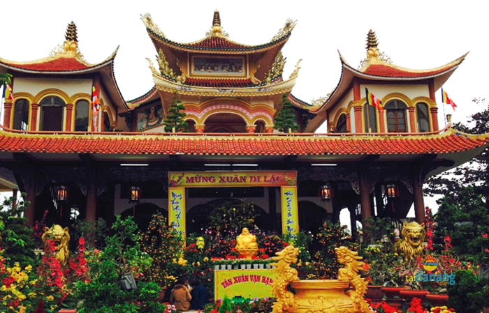 Dau nam vieng chua cau may